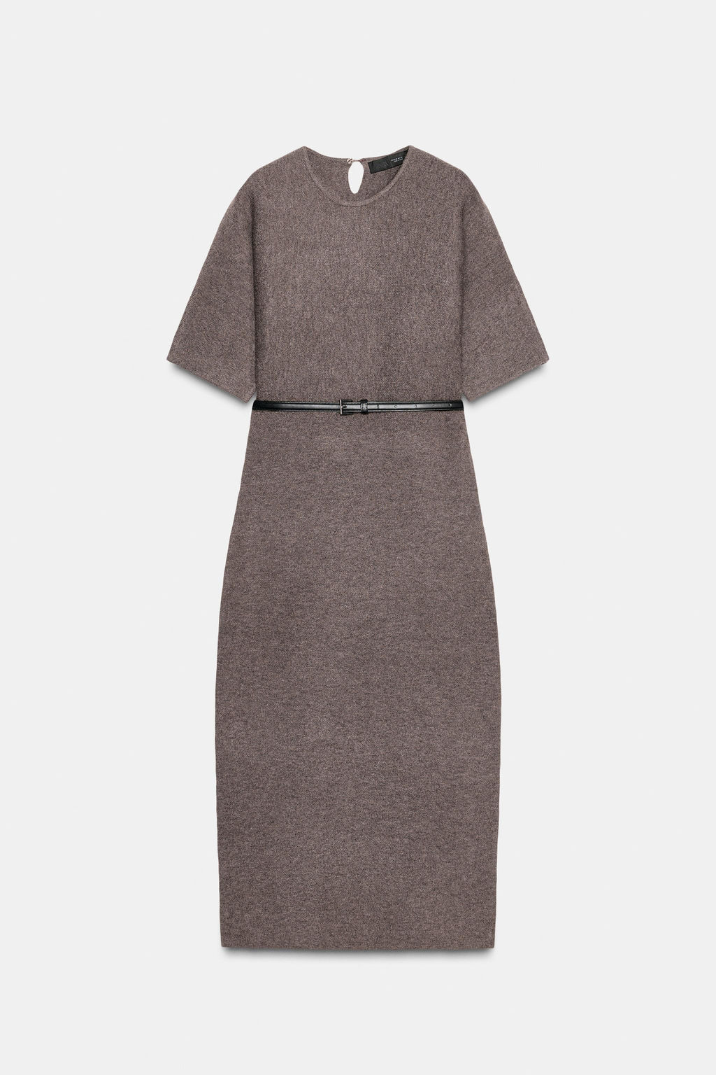 MIDI DRESS WITH BELT - Zara фото 6