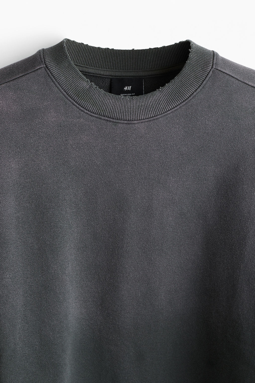 Sudadera efecto lavado Oversized Fit - H&m фото 5