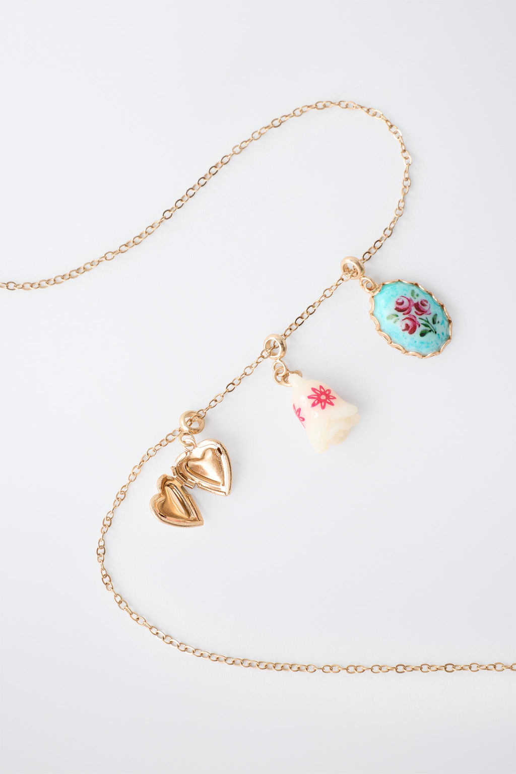 COLLAR COLGANTES CHARMS / Dorado - Zara фото 3