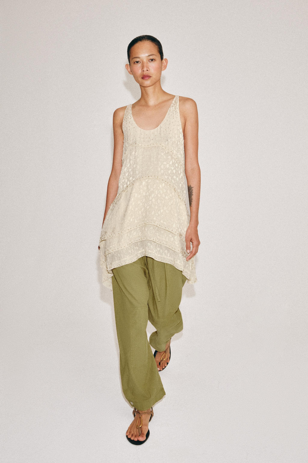 PANTAL?N JOGGER ZW COLLECTION / Khaki
