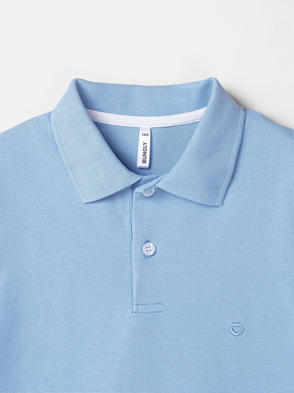 Футболка поло Голубая 7+ - Bungly фото 3