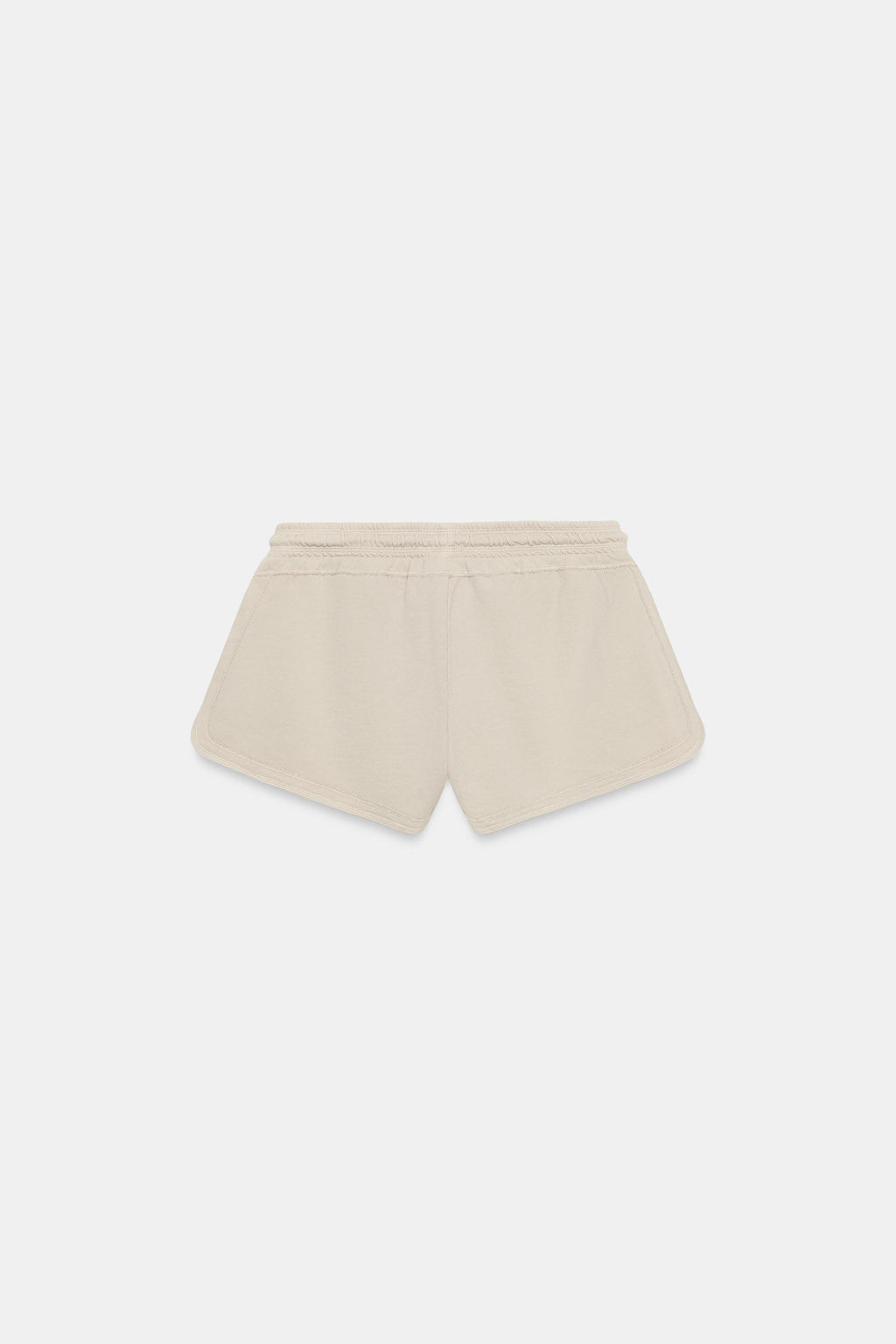 SHORTS CORDONES EFECTO LAVADO / Piedra - Zara фото 3