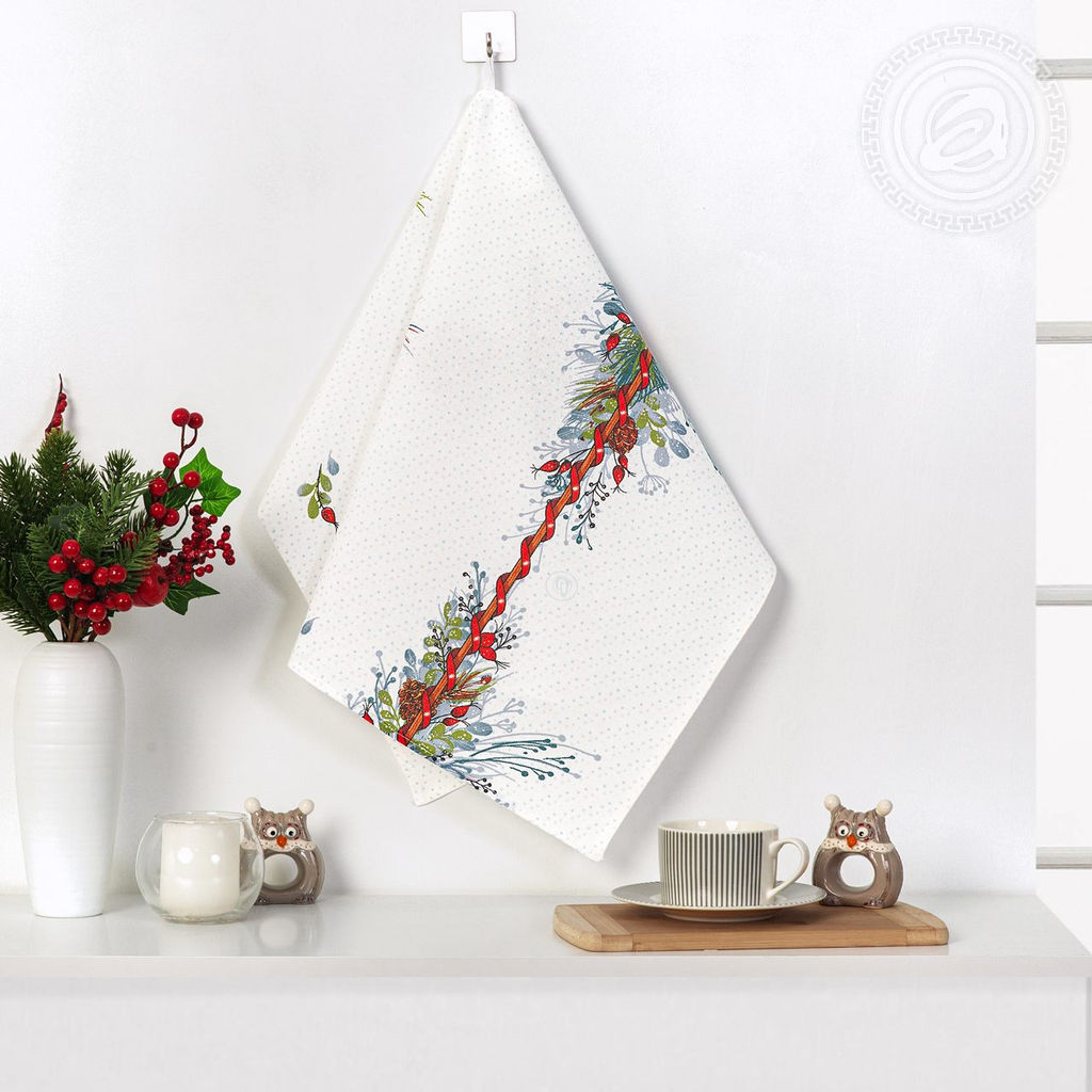 Полотенце кухонное из рогожки Антураж 50х70/1 шт. - 50*70 Полотенца из рогожки