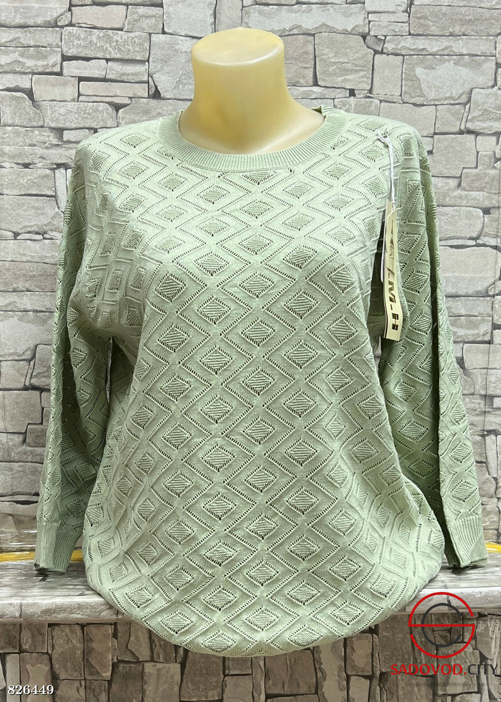 Свитер женский с 3/4 рукавом