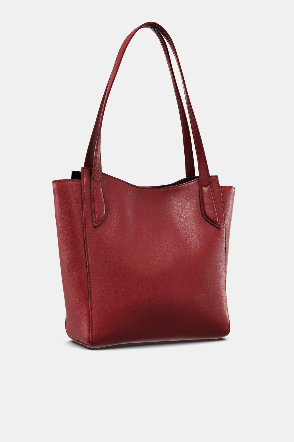 MINI TOTE BAG WITH TOPSTITCHING DETAIL ON HANDLES - Zara фото 6