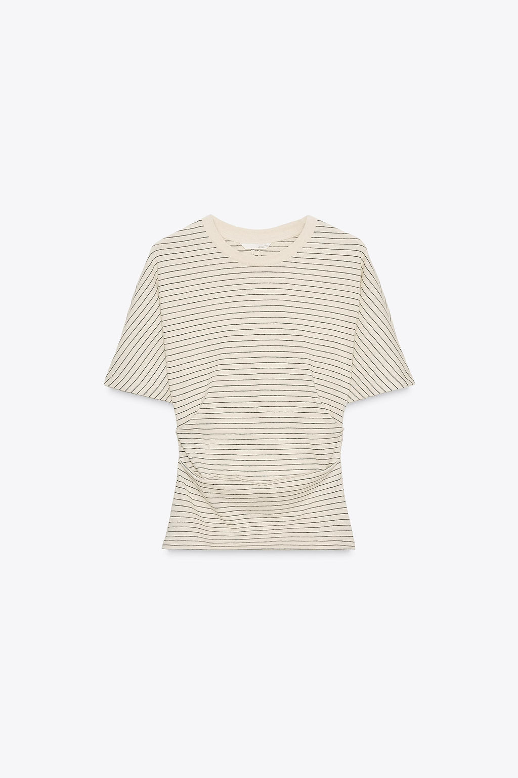 RUSTIC RUCHED T-SHIRT - Zara фото 16
