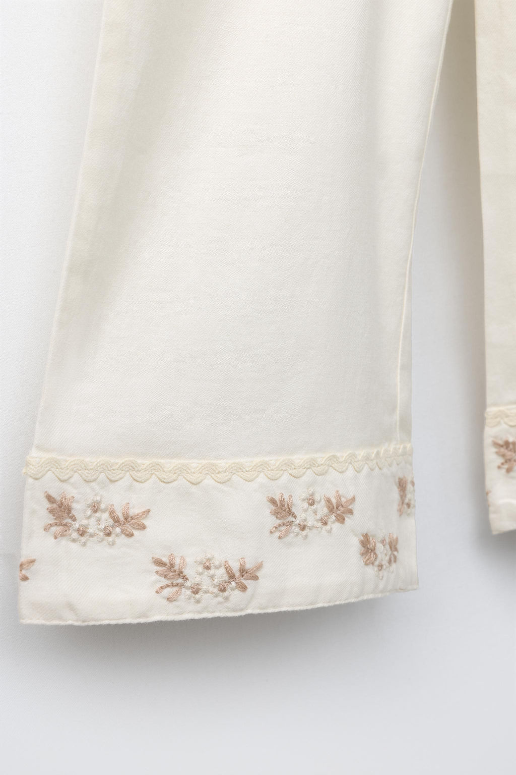 6-14 YEARS/ EMBROIDERED FLOWER PYJAMAS - Zara фото 8