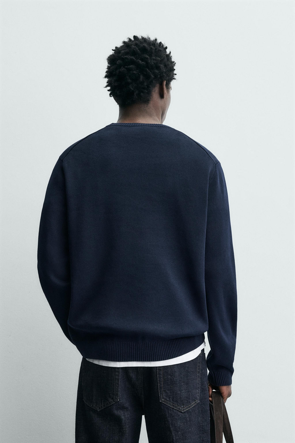TEXTURED COTTON JUMPER - Zara фото 3