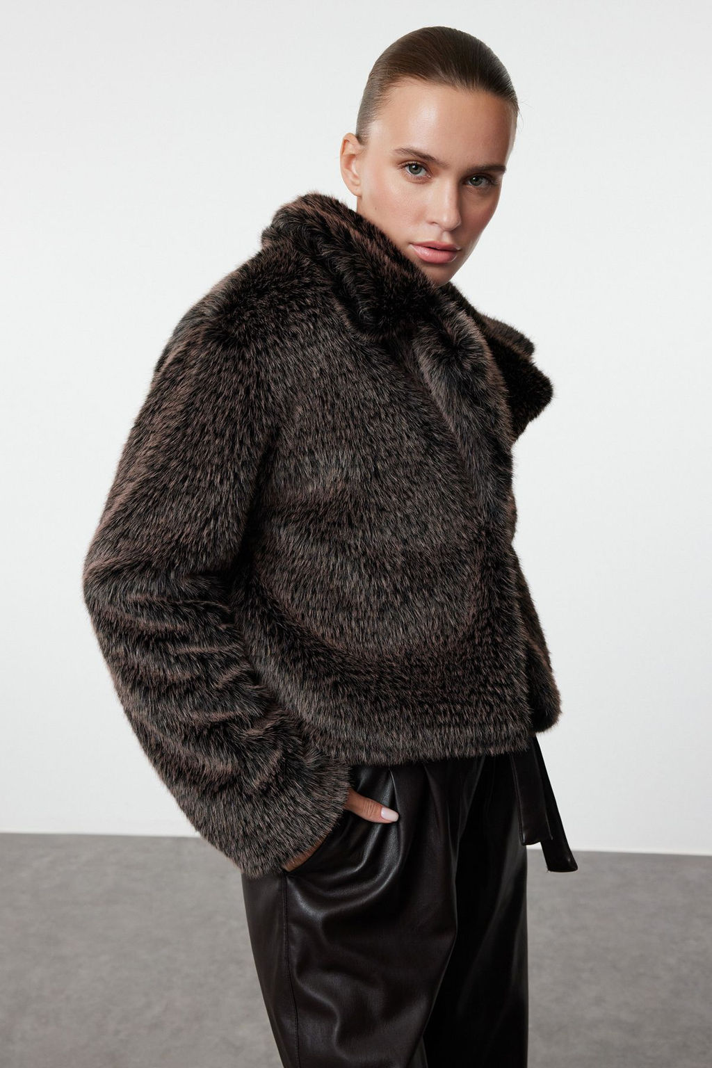 Koyu Kahverengi Regular Kal?p Kurk Mont TWOAW25MO00158 - Trendyolmilla фото 9