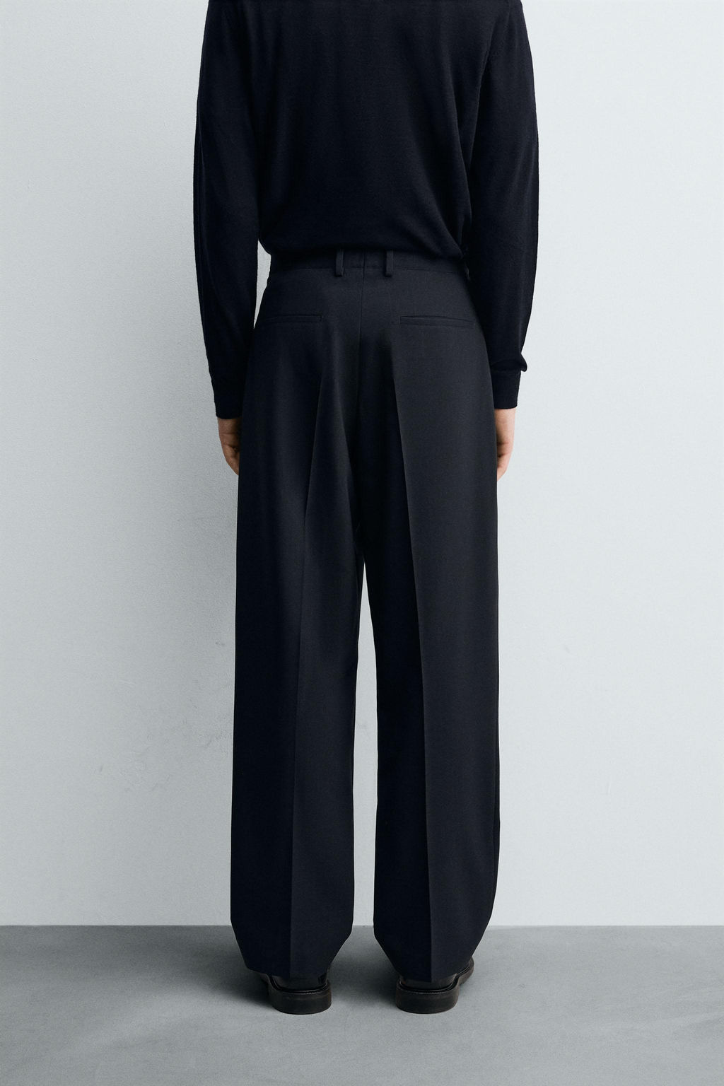 STRIPED SUIT TROUSERS