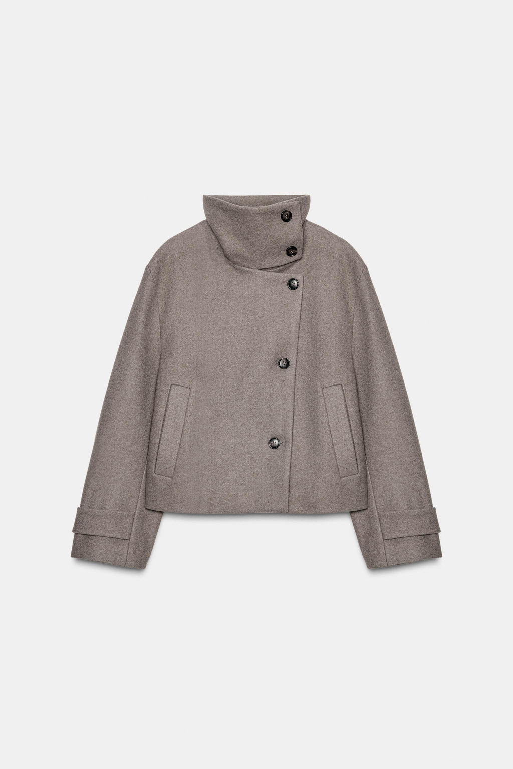 HIGH-COLLAR JACKET - Zara фото 7