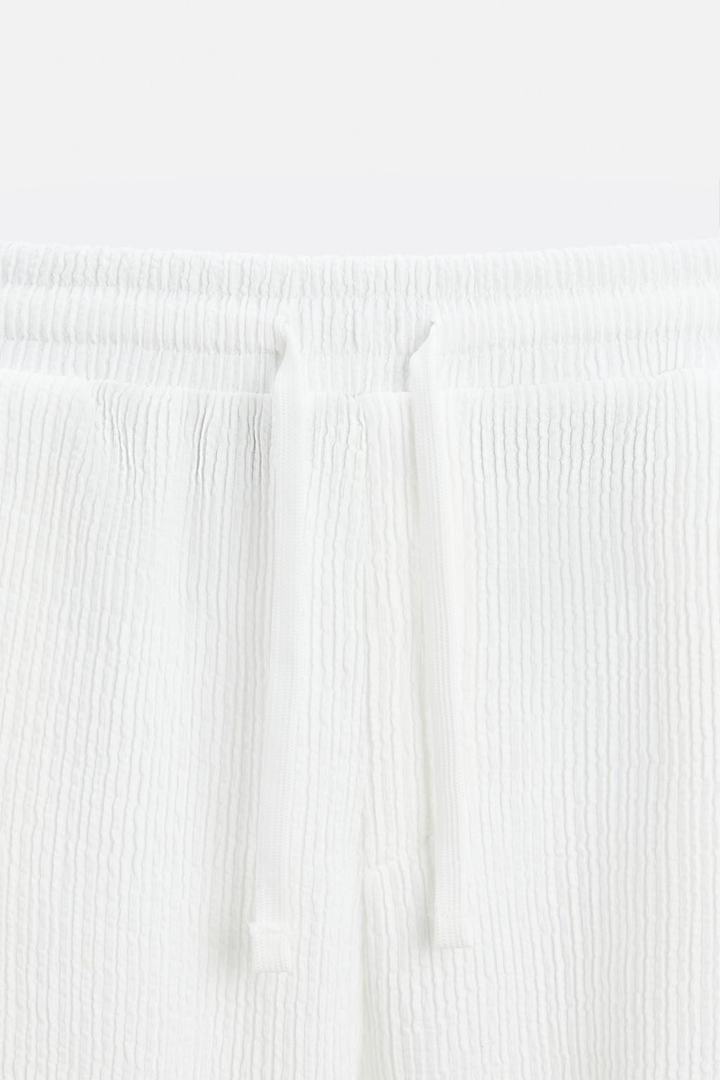 RELAXED FIT JACQUARD BERMUDA SHORTS - Zara фото 15