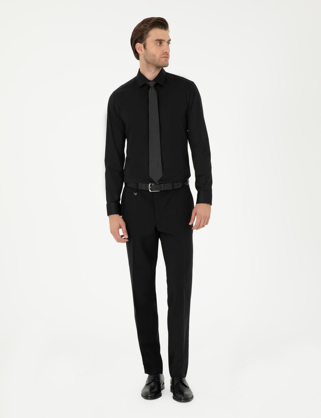 Siyah Ex. Slim Fit Uzun Kollu Basic G_mlek - Pierre cardin фото 11