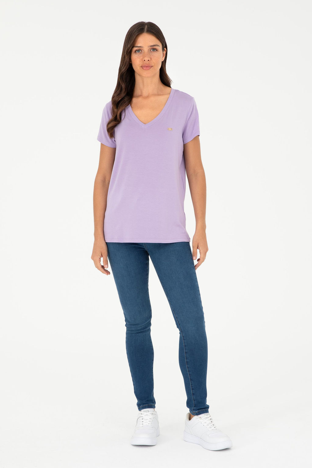 Kad_n Lila V Yaka Basic Ti__rt - U.s. polo assn фото 4