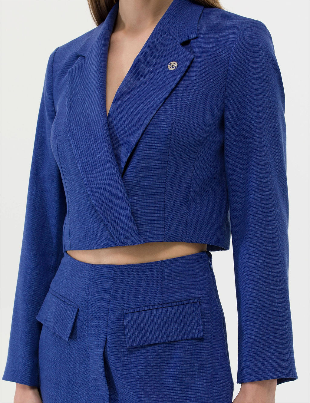 _ndigo Crop D__meli Ceket - Pierre cardin фото 6