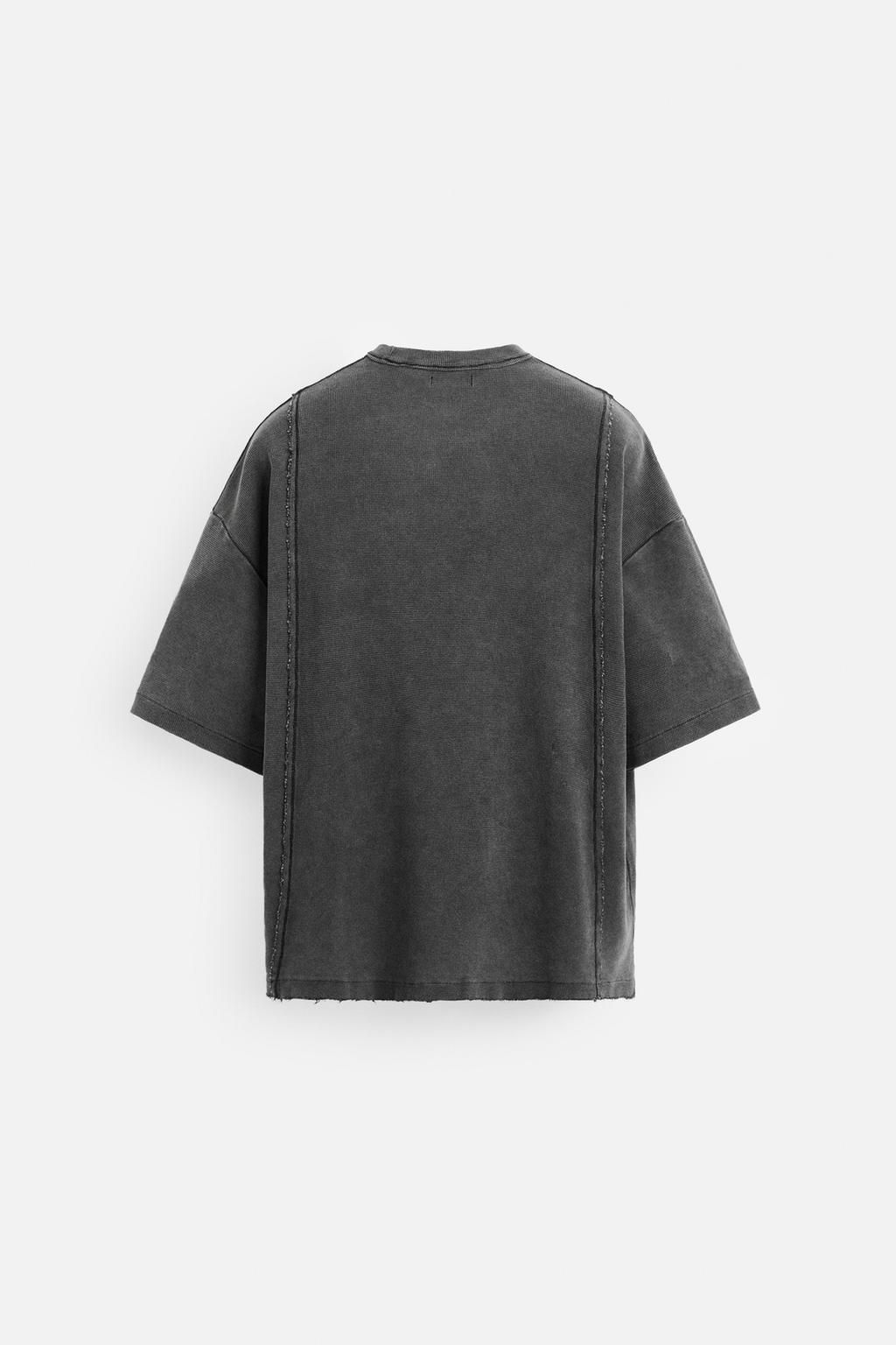 WASHED KNIT T-SHIRT - Zara фото 8