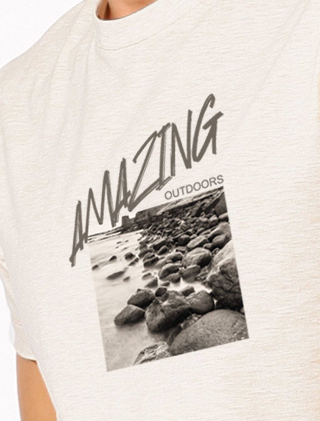 VILATTE / Футболка из премиального хлопка с авторским принтом  фото 2