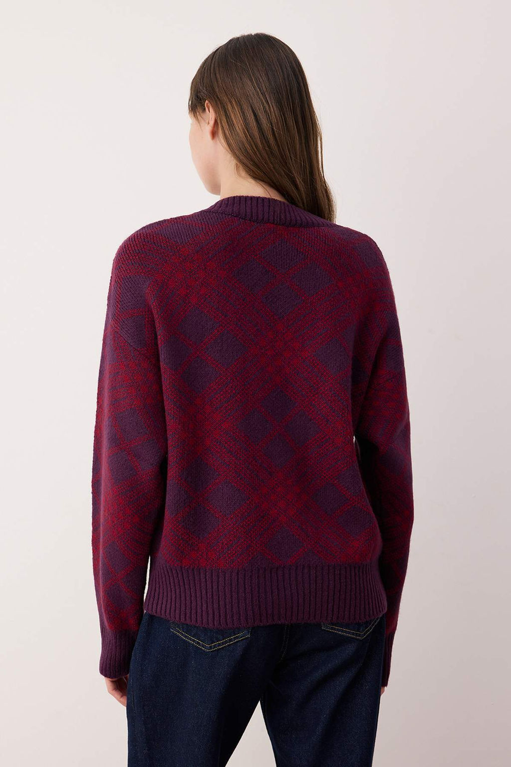 Murdum Yumusak Dokulu Baklava Desenli V Yaka Triko H?rka TWOAW26HI00229 - Trendyolmilla фото 4