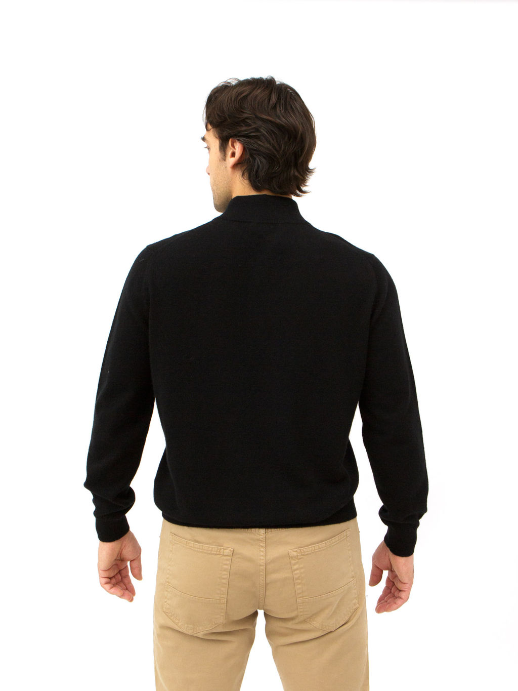 Джемпер из пуха яка 11008 черный