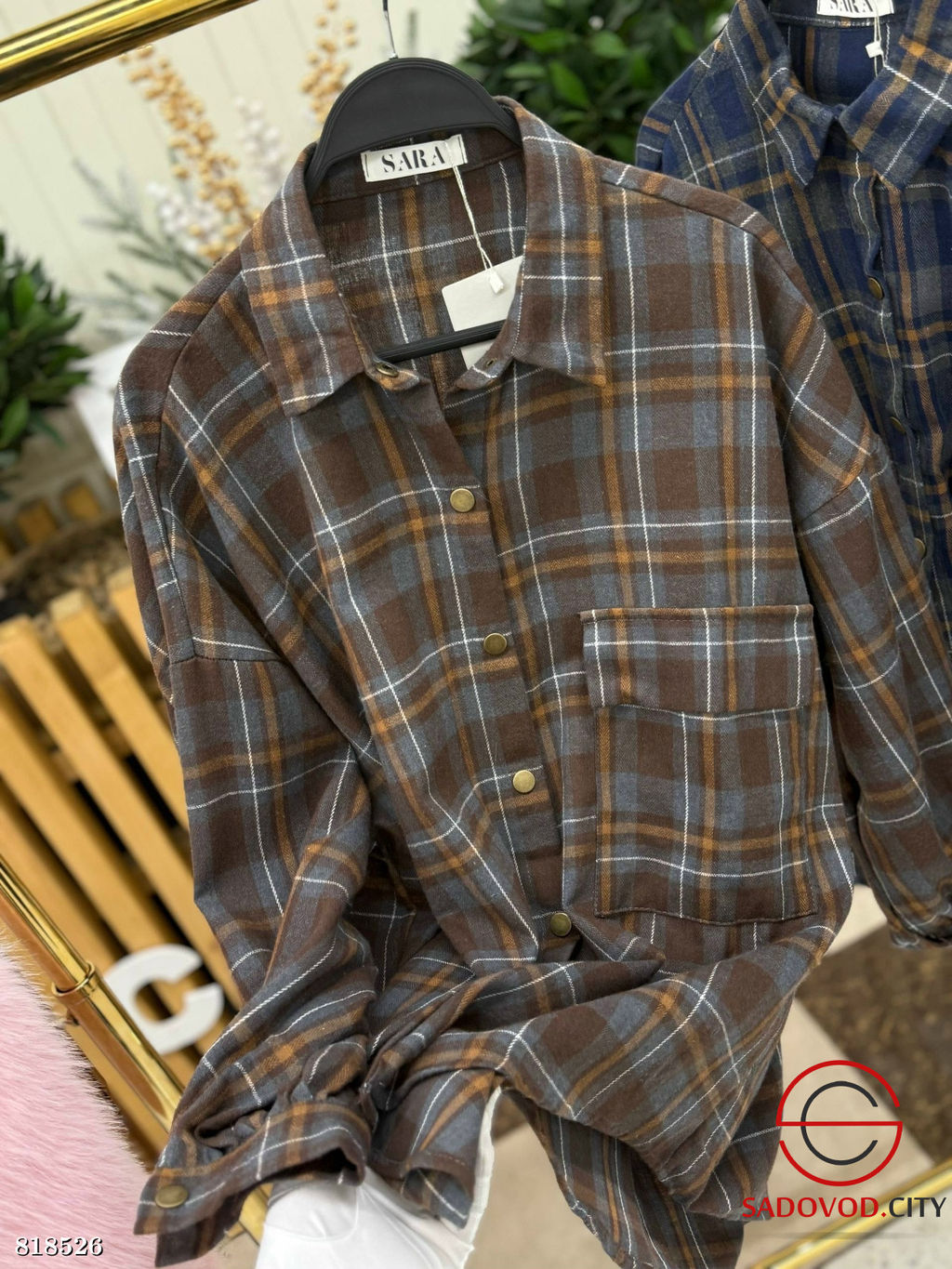 Рубашка женская на пуговицах