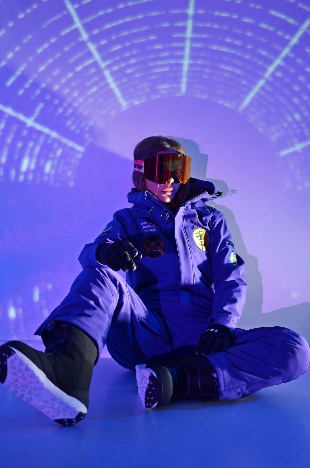 Женский зимний сноубордический комбинезон Alpha Endless 222/220730 PRP Фиолетовый  фото 13