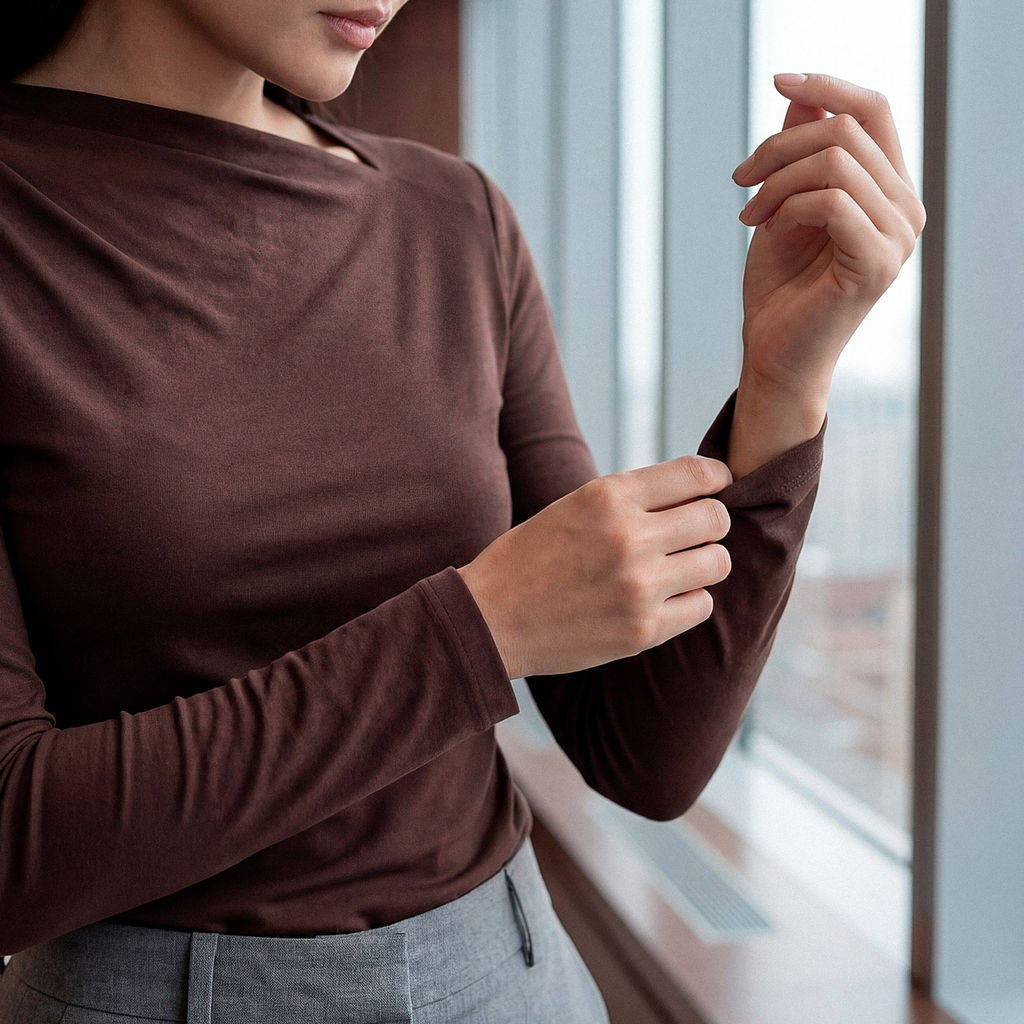 Лонгслив c драпировкой Top.1116 - Argo classic фото 3