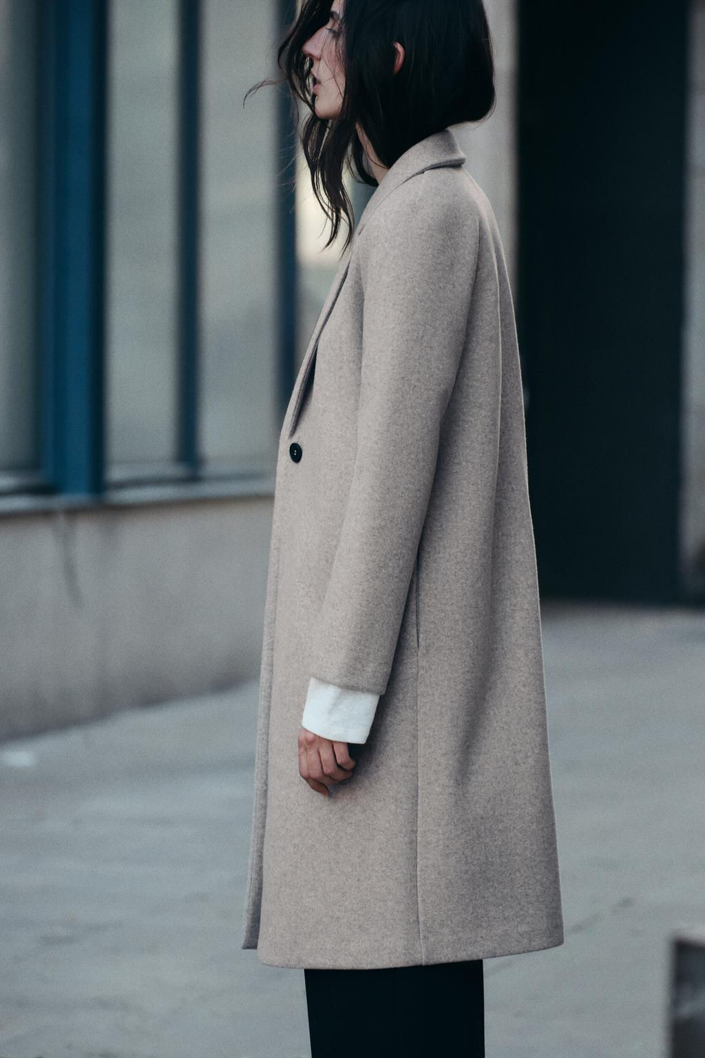 SOFT BUTTON COAT - Zara фото 17