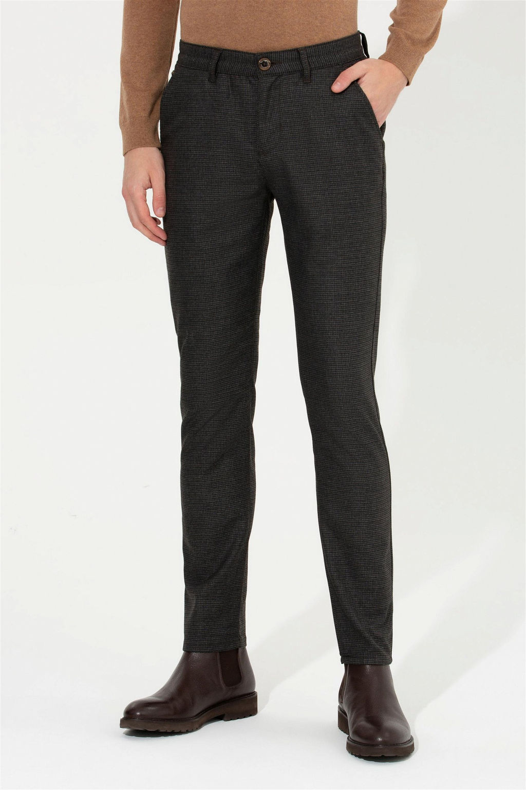 Мужские брюки чинос кокосового цвета - U.s. polo assn фото 9