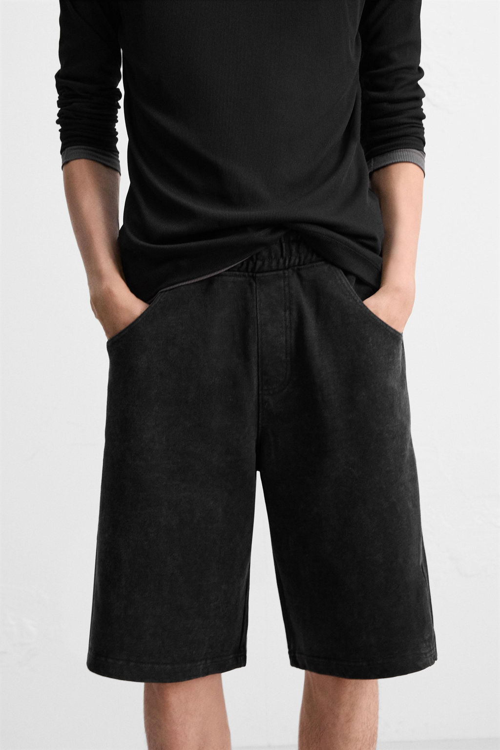 BERMUDA JOGGER BAGGY FIT - Zara фото 5
