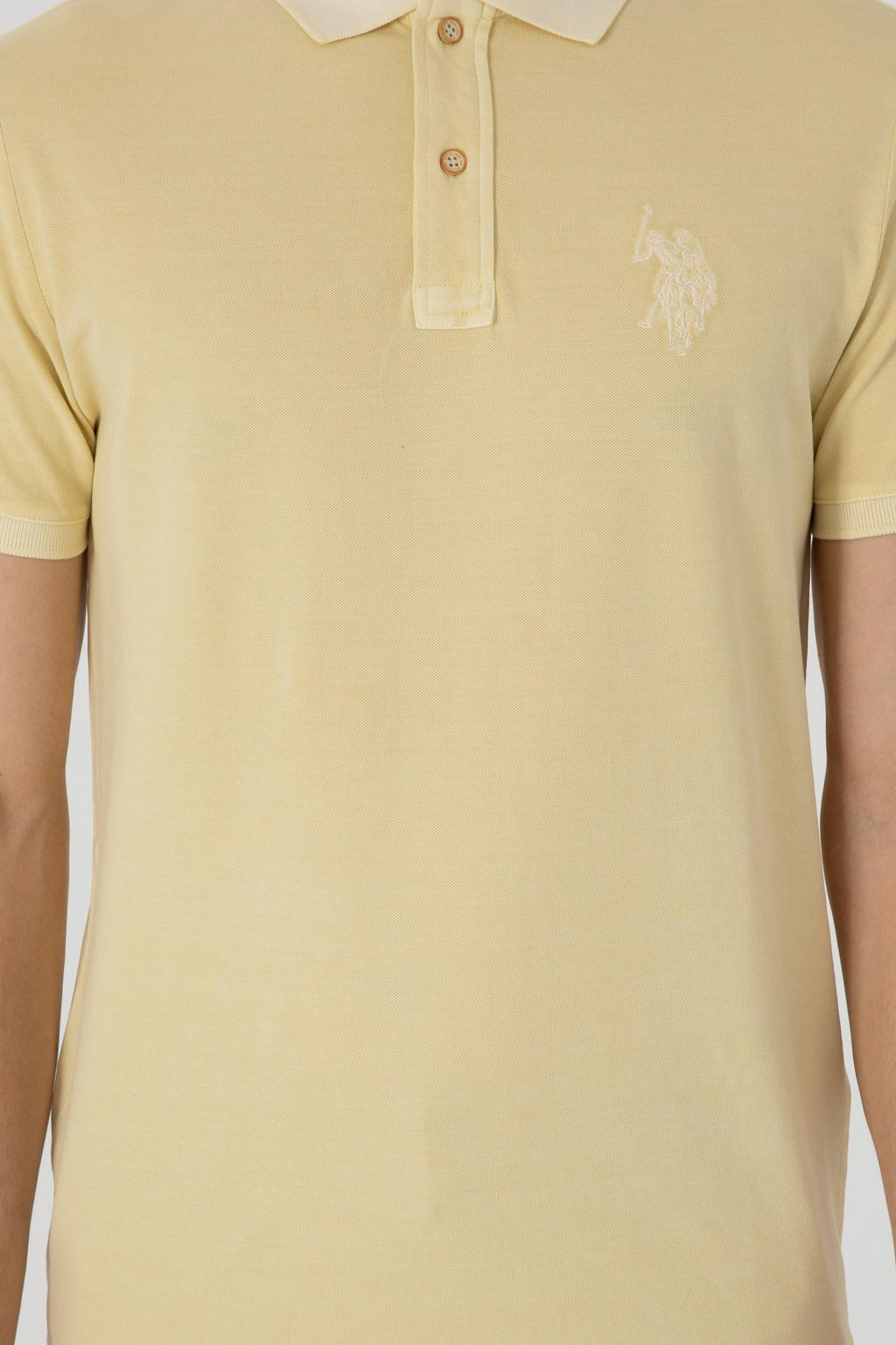Erkek Slim Fit Polo Yaka A__k Haki Basic Ti__rt Sepette S_rpriz _ndirim - U.s. polo assn фото 6