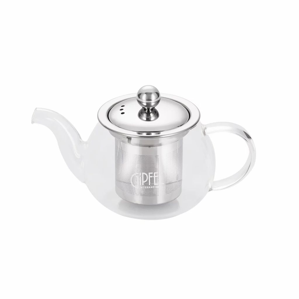 7046 GIPFEL Чайник заварочный BRILLIANS 300мл. Материал корпуса: боросиликатное стекло. Материал крышки и фильтр-сита нерж. сталь.  фото 2