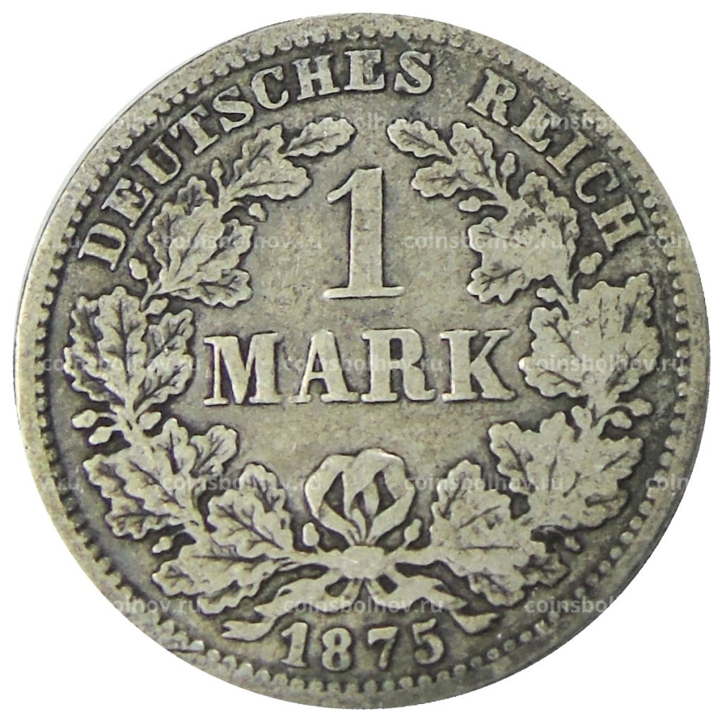1 марка 1875 года F Германия