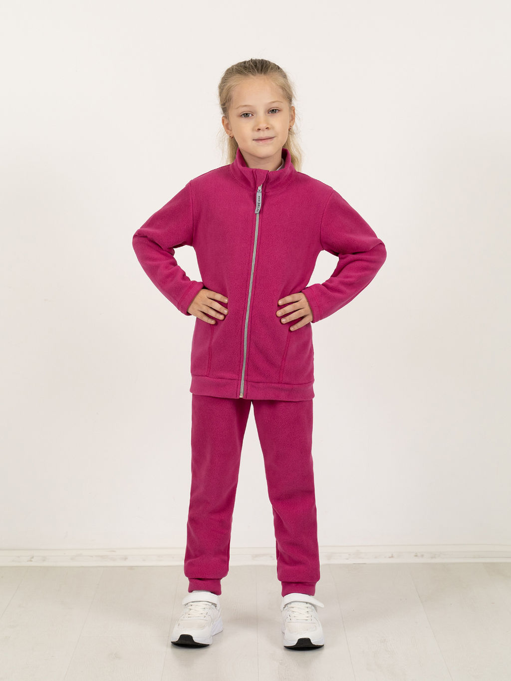 Костюм детский флисовый фуксия 762(ш) (104, 56)