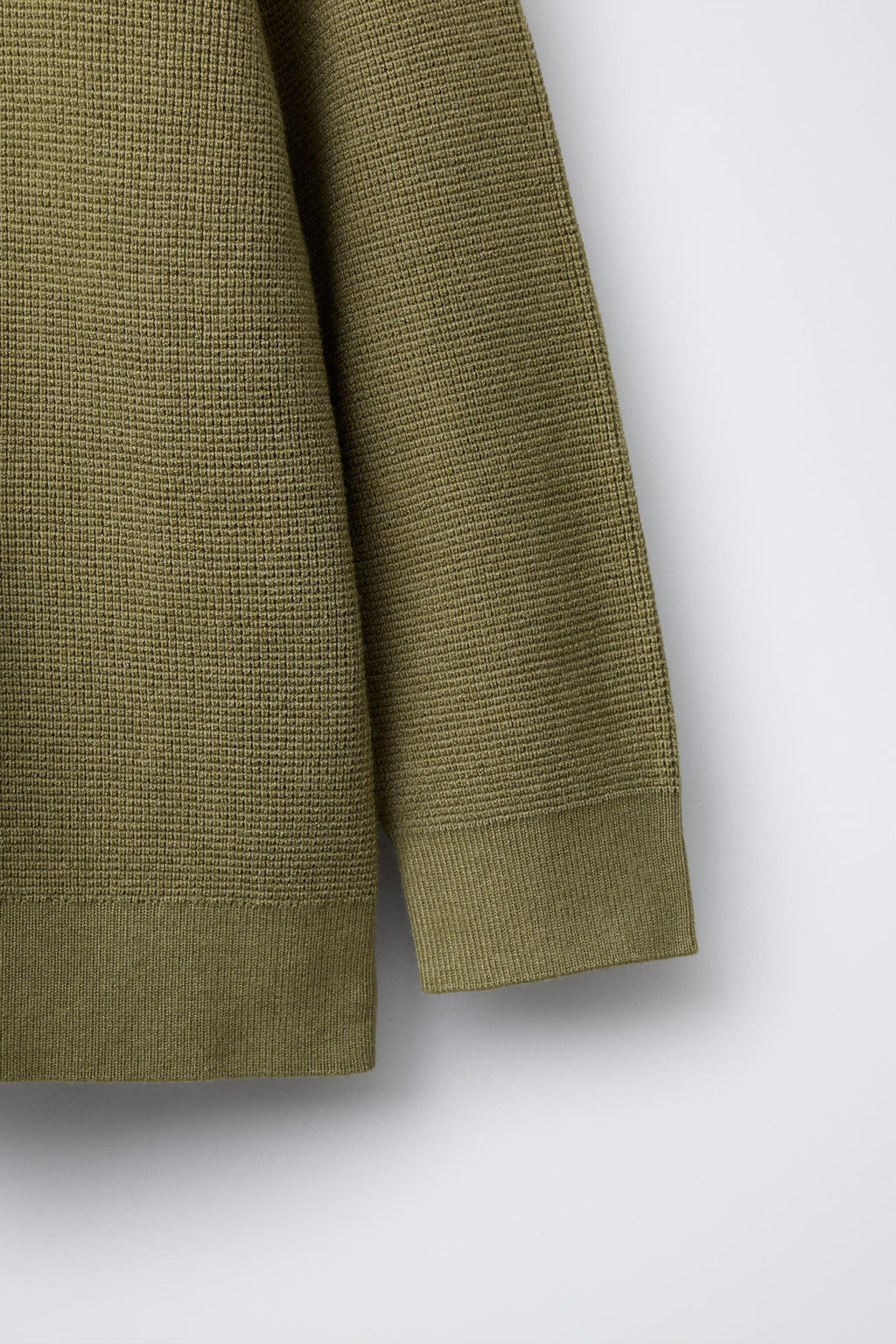 WAFFLE KNIT SWEATER - Zara фото 4