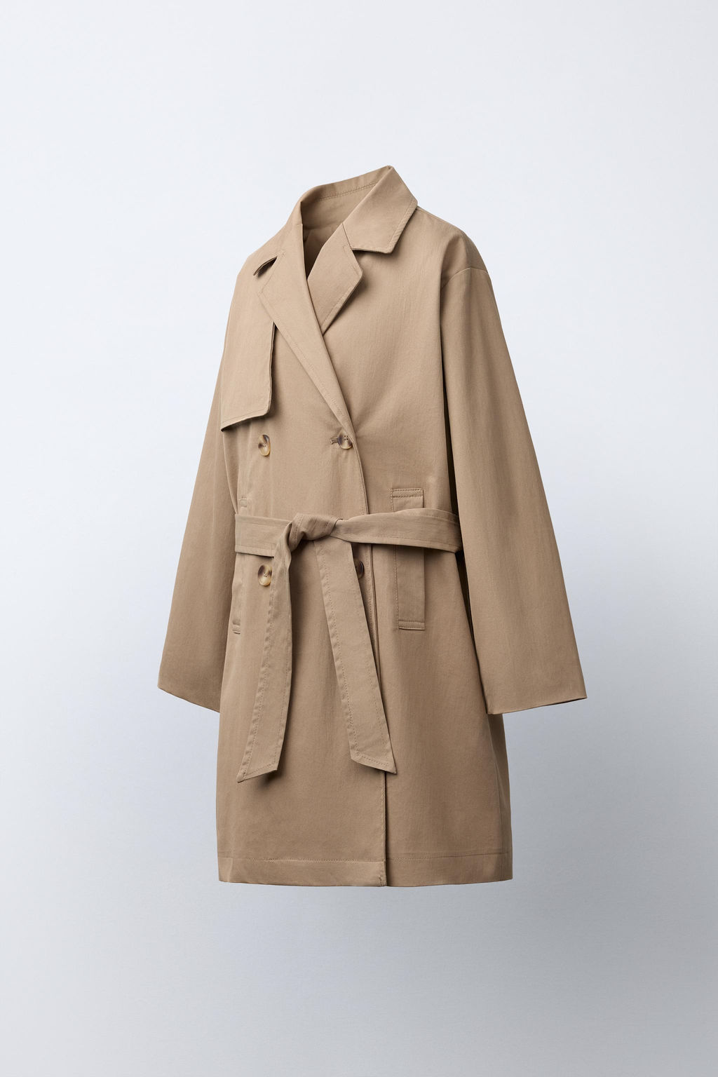LONG TRENCH COAT WITH BELT