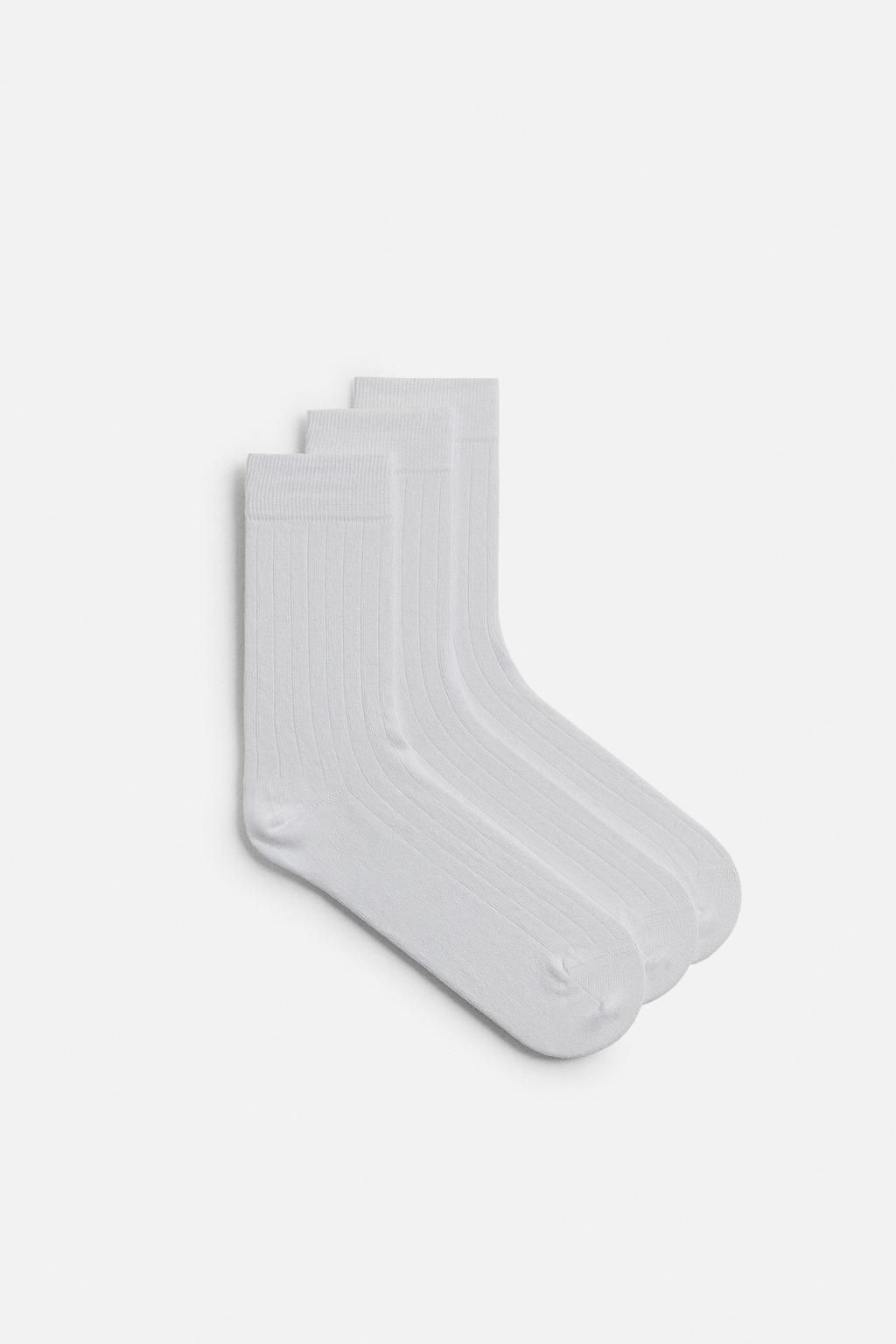 PACK OF 3 TEXTURED SOCKS - Zara фото 5