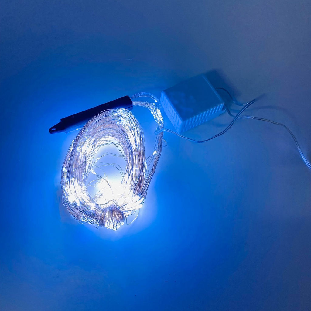 Гирлянда для Елки Роса цветная 20 веток 3 м (арт. 0004) - Ип лебедев о.ю фото 3