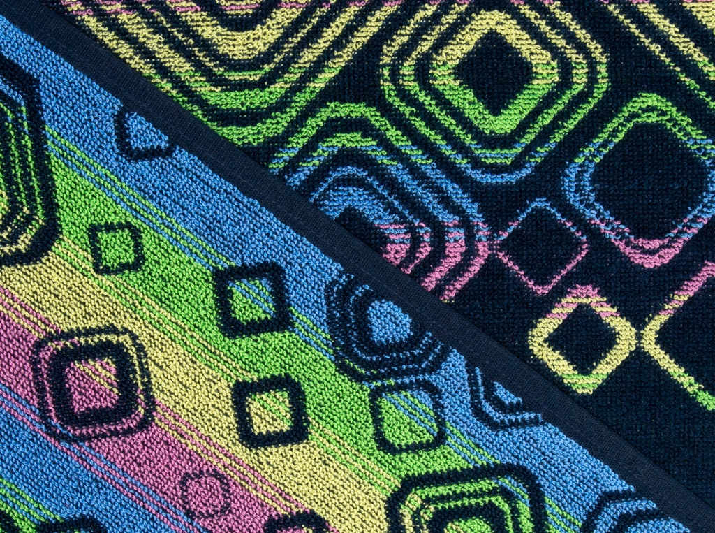 Полотенце махровое 6с102.413ж1 Мишель (т.радужка) 81х160см