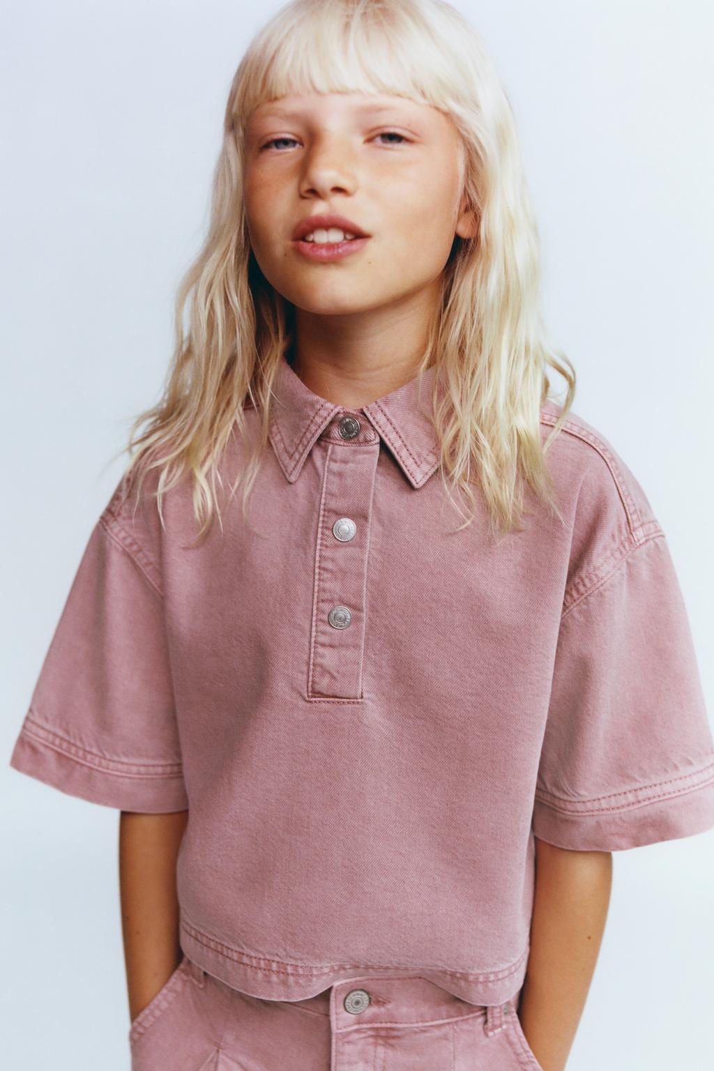 FLOWING DENIM SHIRT - Zara фото 2