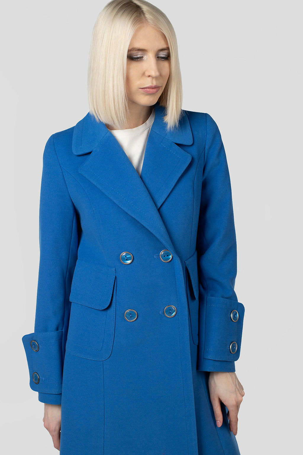 01-05537 Пальто женское демисезонное - El podio фото 6