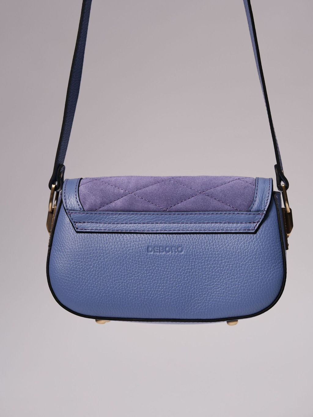 Сумка замшевая Deboro 30791 сиреневый закат