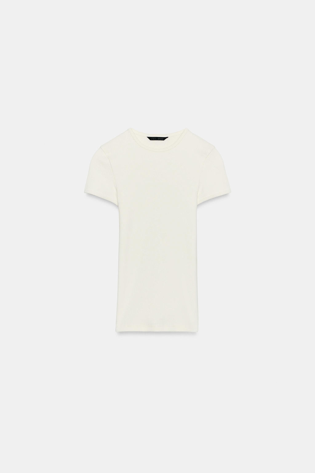 RIBBED T-SHIRT - Zara фото 12