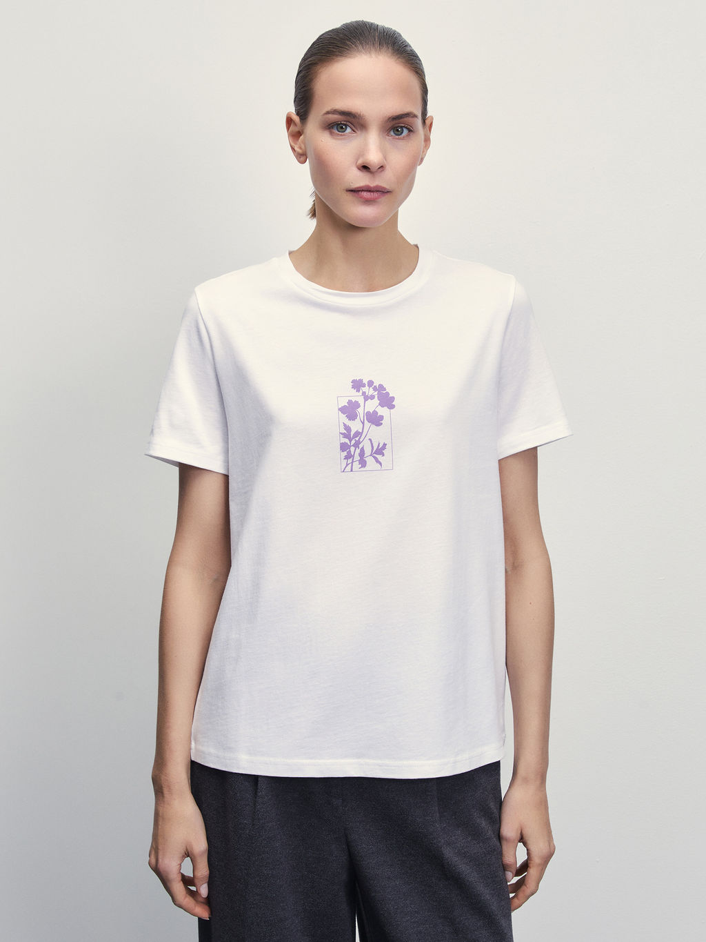 Футболка из хлопка / Zarina  фото 3