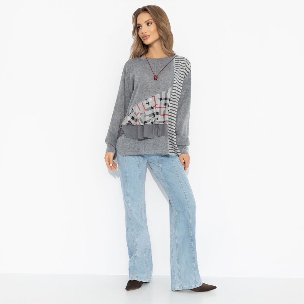 Свитшот комбинированный, Выбираю себя (стайл) - Charutti фото 4