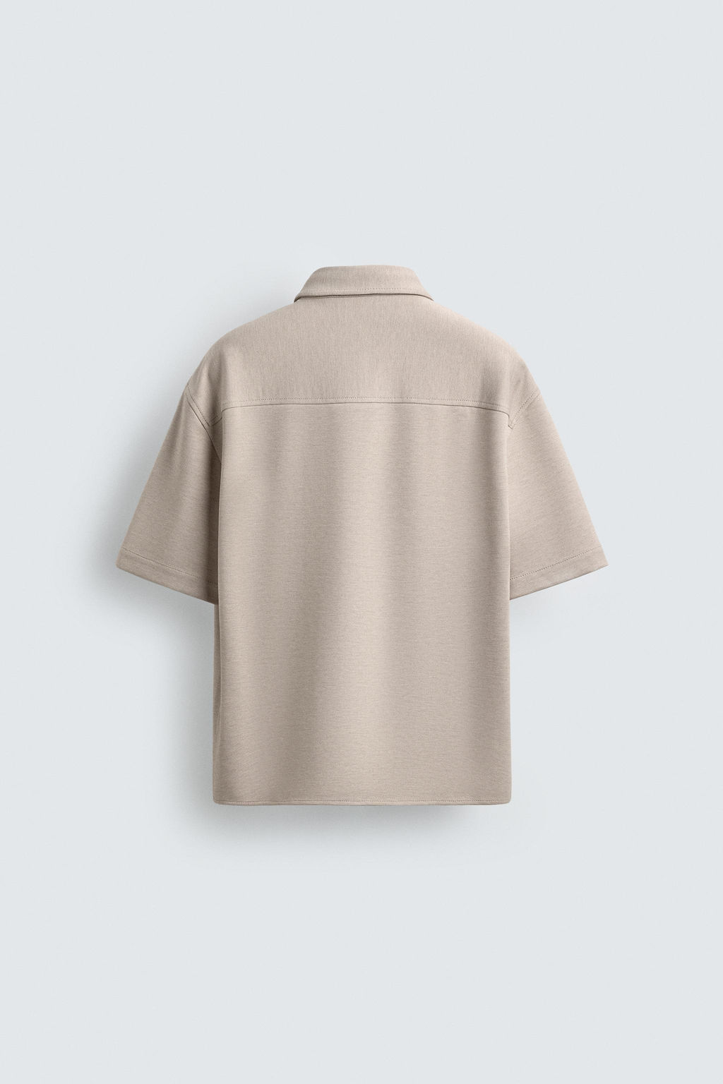SOBRECAMISA CONFORT NON IRON / Tostado claro