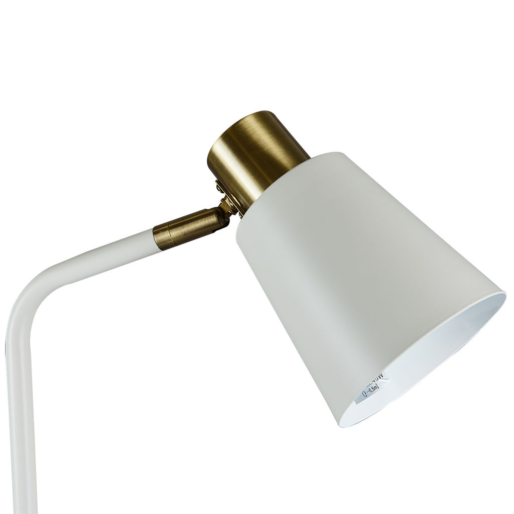 UML-T700 E27 WHITE Торшер напольный под лампу Е27, 40W, с регулировкой наклона. Механический выключатель. Белый. ТМ Uniel - Volpe фото 2