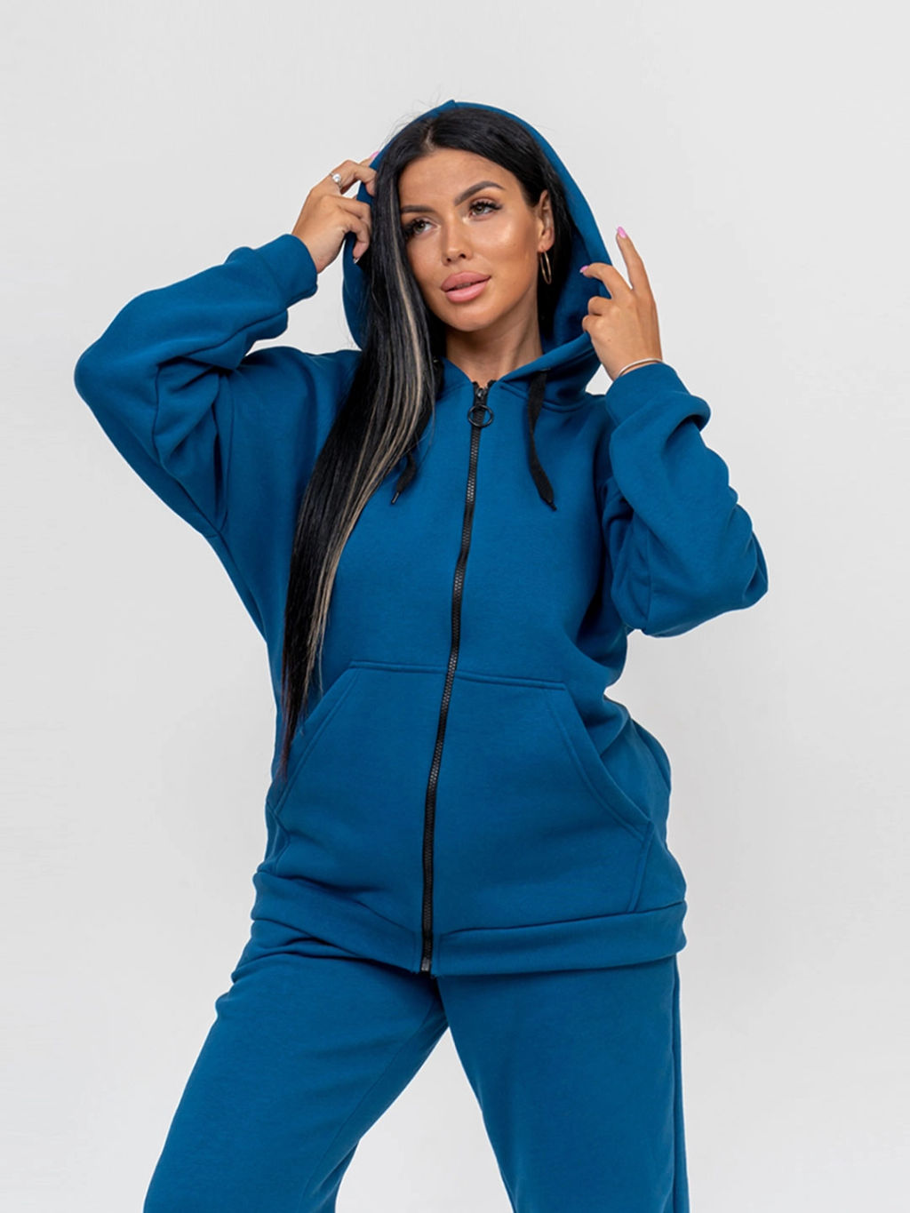 Костюм женский, цвет синий