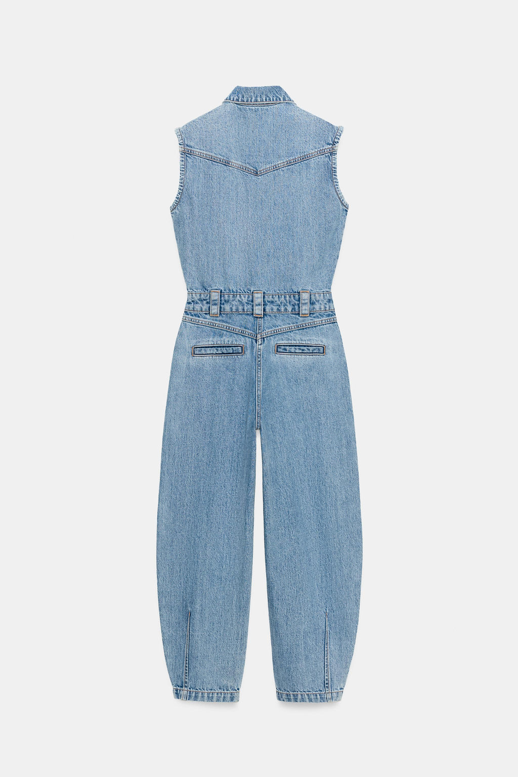 MONO Z1975 DENIM PIERNA BALLOON / Azul medio