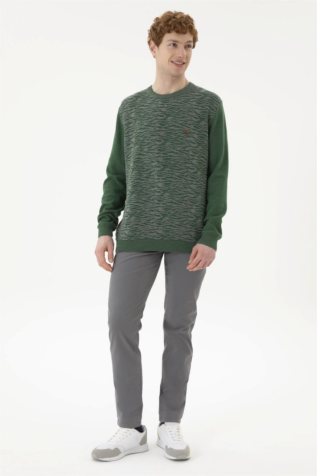 Мужской зеленый свитер - U.s. polo assn фото 4