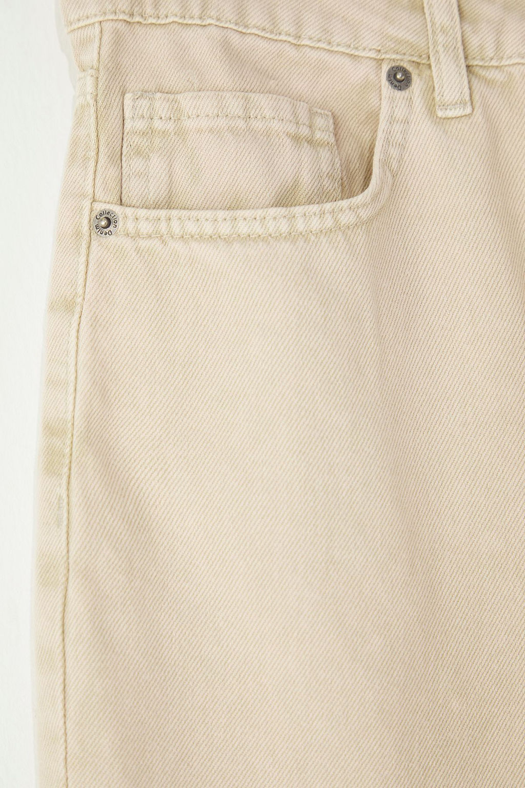 Bej Baggy Fit Kot Pantolon Normal Bel Jeans TEDSS25JE00015 - Trendyolmilla фото 2